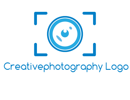 eye shape lens logo