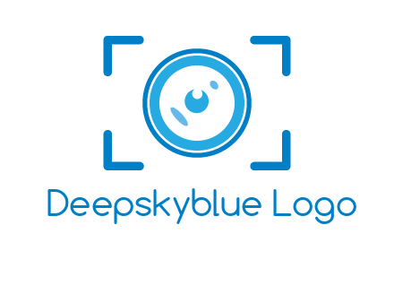 eye shape lens logo