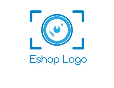 eye shape lens logo