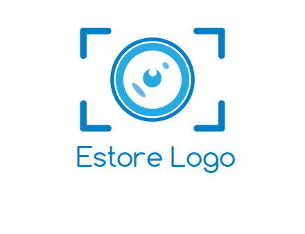 eye shape lens logo