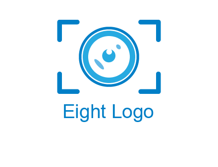 eye shape lens logo