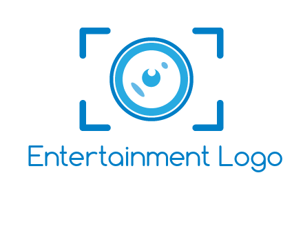 eye shape lens logo