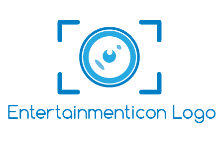 eye shape lens logo