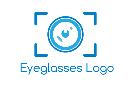 eye shape lens logo