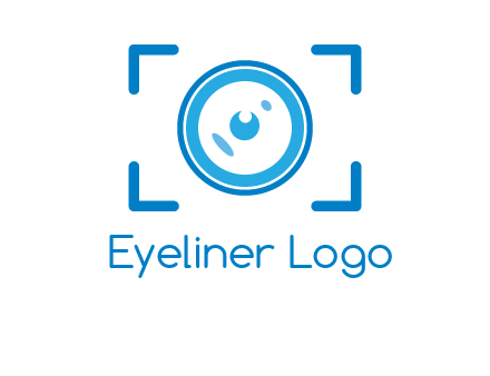 eye shape lens logo