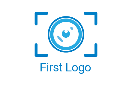 eye shape lens logo