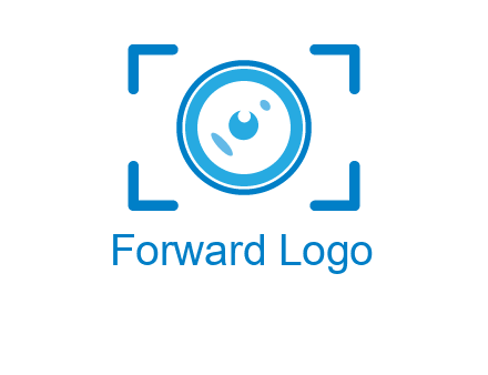 eye shape lens logo