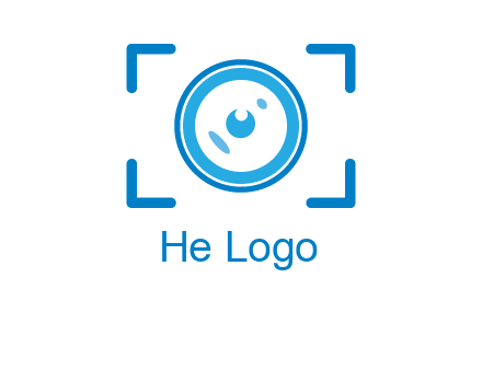 eye shape lens logo