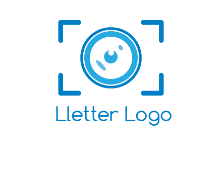 eye shape lens logo