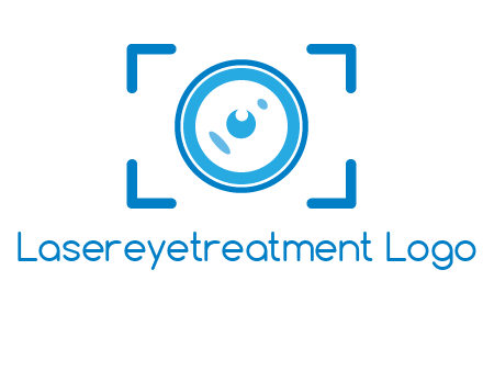 eye shape lens logo