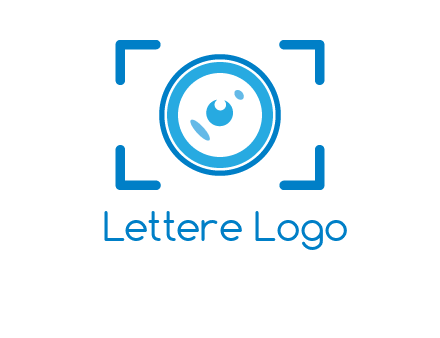 eye shape lens logo
