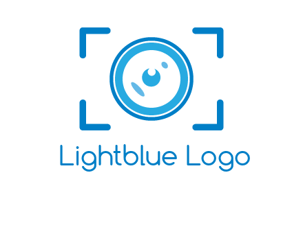 eye shape lens logo