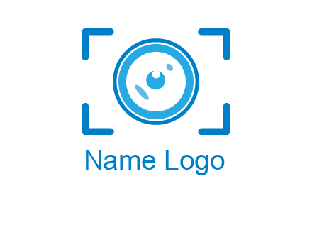eye shape lens logo