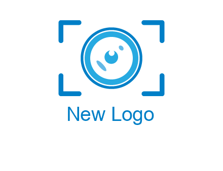 eye shape lens logo
