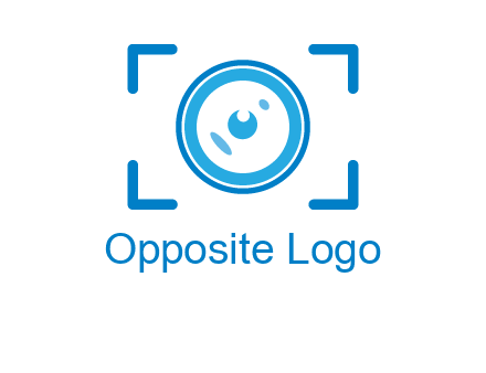 eye shape lens logo