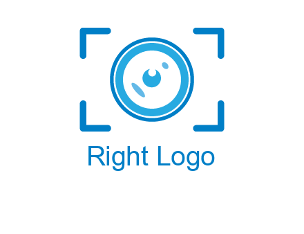 eye shape lens logo