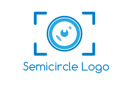 eye shape lens logo