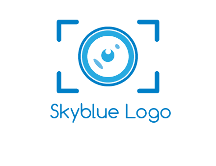 eye shape lens logo