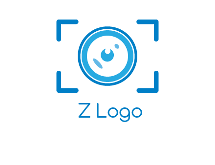 eye shape lens logo