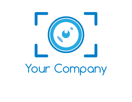 eye shape lens logo
