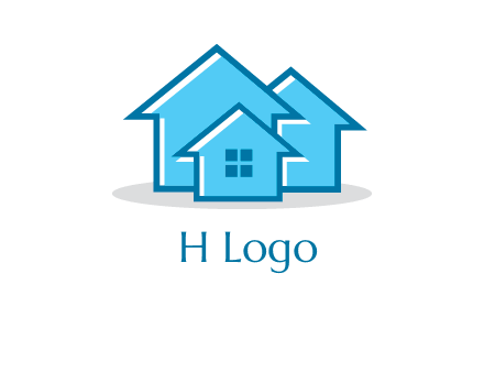 abstract homes icon