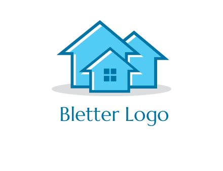 abstract homes icon