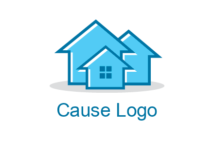 abstract homes icon