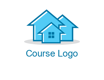 abstract homes icon
