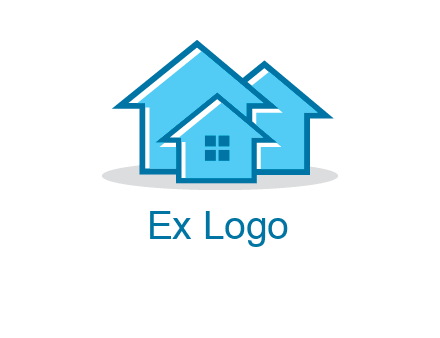 abstract homes icon