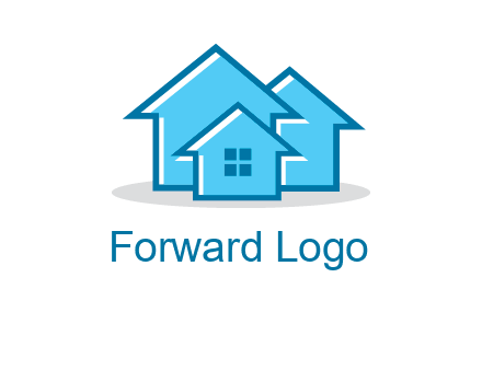 abstract homes icon