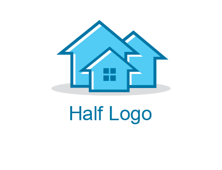 abstract homes icon