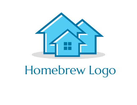 abstract homes icon