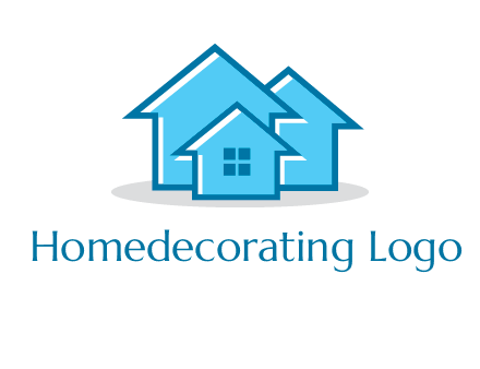 abstract homes icon