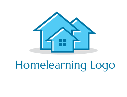 abstract homes icon