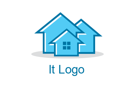 abstract homes icon