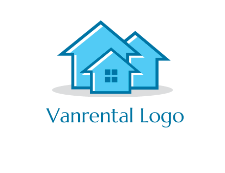 abstract homes icon