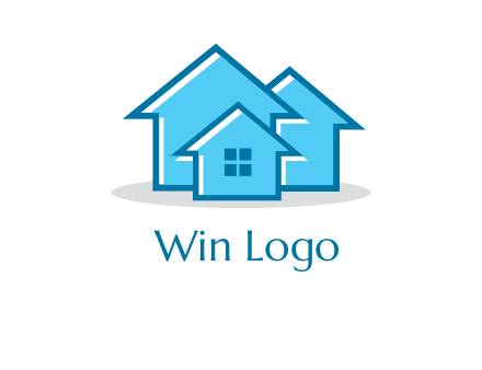 abstract homes icon