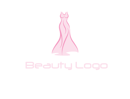 line art fashion dress logo