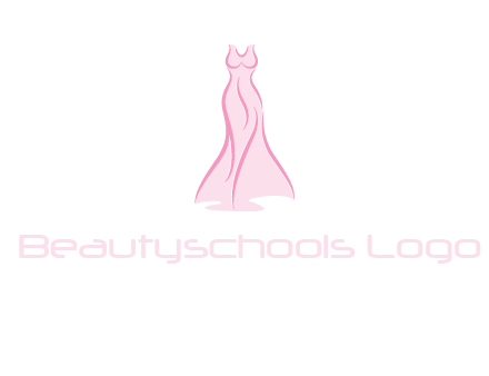 line art fashion dress logo
