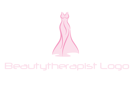 line art fashion dress logo