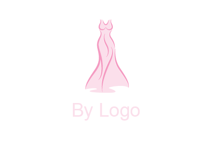 line art fashion dress logo