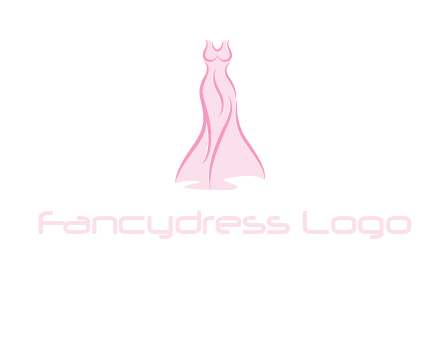 line art fashion dress logo