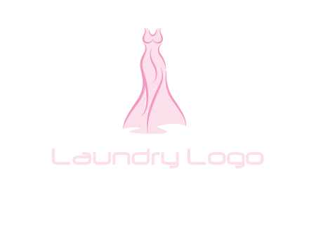 line art fashion dress logo