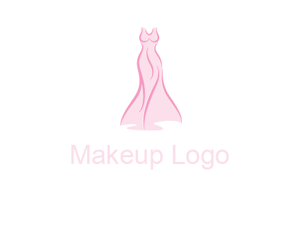 line art fashion dress logo