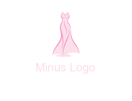 line art fashion dress logo