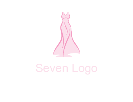 line art fashion dress logo