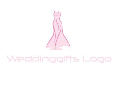 line art fashion dress logo