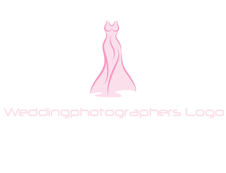 line art fashion dress logo