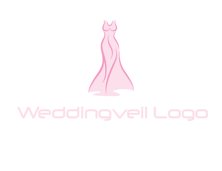 line art fashion dress logo