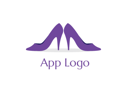 high heels shoes logo
